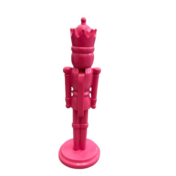 Sugarplum Dreams Christmas Nutcracker 14.5in Hot Pink Holiday Glam NEW - Picture 9 of 10